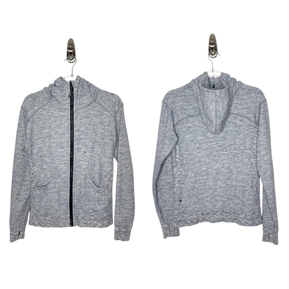 lululemon athletica Tops - lululemon | On The Daily Hoodie Heathered Space Dyed Gris 6
